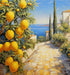 500 Piece Jigsaw Puzzle for Adults, Amalfi Coast Lemon Tree Educational Fun Family Games Toys
