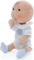 7 Inch 5 3+ Cute Potato Baby Doll, Mini Baby Doll with Movable Joints, Thumb-Sucking Pose, Full Vinyl Doll Gift