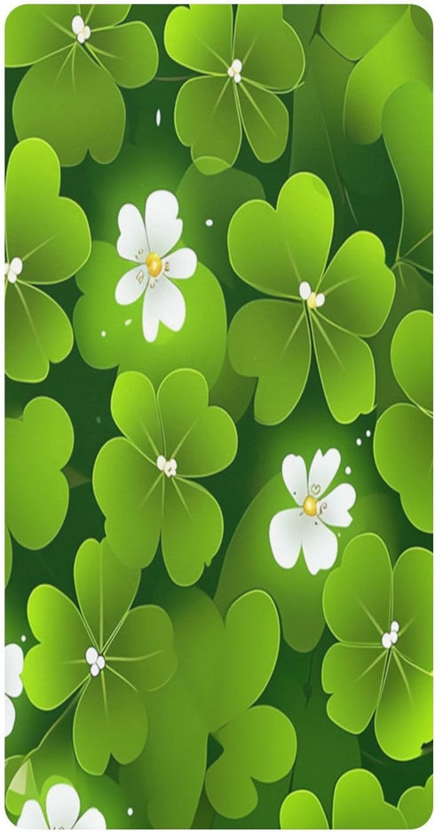 Bseiialft Shamrock Clover Checkered St Patrick's Day Crib Sheets for Boys Girls Soft