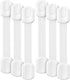 Bates Child Safety Strap Locks, 6 Pack, Child Proof Cabinet Latches for Baby Proofing