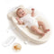 Baby Diaper Changing Pad with Wipeable & Waterproof PU Cover, Contoured Baby
