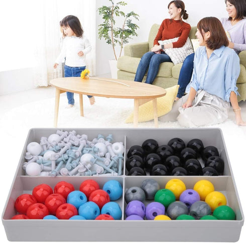 Molecular Model Kit - 140 Pcs Organic Chemistry Ball and Stick Molecules Building Structure Set for Teacher and Student
