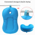 CDQL Mat,0 6 Baby Bath Pillow Pad,Infant Lounger Air Cushion,Newborn Bath Support Cushion,Anti Slip Cushion Seat,Soft