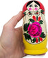 Set 6 5.75 Inches BestPysanky of Wooden Dolls Nesting Dolls Semenov Matryoshka