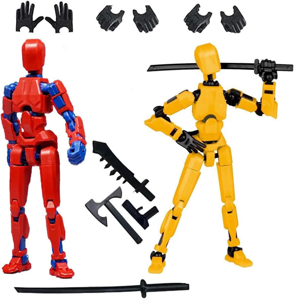 Schythely Titan T13 Action Figures Set - (Assembly Completed) Robot Action Figure Fidget