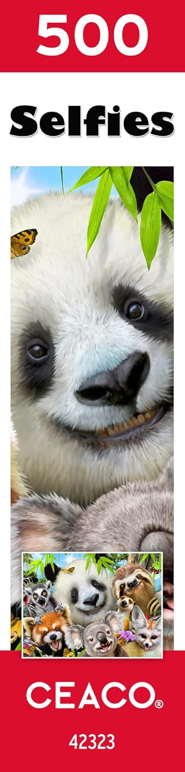 Ceaco 500 Piece Jigsaw Puzzle - Selfies - Panda & Friends