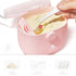 Termichy Baby Formula Dispenser, Portable Milk Powder Container with Carry Handle for Travel, 8.8OZ, Pink