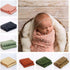 Matissa Newborn Baby Photography Prop, Mohair Swaddle Wrap Blanket for Baby Girl/Boy, Burnt Orange