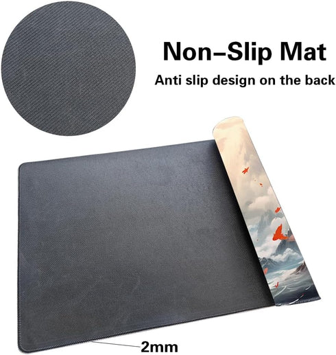 MTG Playmat Size 24x14in, Free Storage Bags, Non-Slip Backing, Ideal for TCG Card Game Enthusiasts (Guardian)