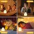 DiQiRenQin 2 30/60 LED Cute Pear Night Light, Rechargeable Silicone Fruit Night Lamp, Kawaii Bedside Lamp, Modes (Warm