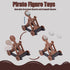 3 Otters 310PCS Military Soldier Playset - Toy Soldiers, Medieval Knight Army Men, Pirate Castle Model for Boys