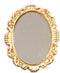 International Miniatures Dollhouse Miniature Ornate Gold Victorian Wall Mirror