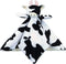 Baby Cow Soft Stuffed Animal Security Blanket, Plush Lovey Blanket, Cuddly Snuggle Blankie for Boys Girls, 13" (Pink