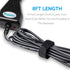 PumpMom 12 Volt Car Adapter for Motif Luna Breast Pumps - Replacement Vehicle Charger with 8 Ft Long Cord