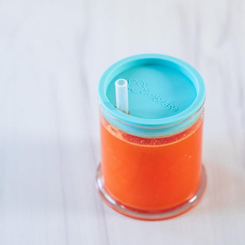 grabease Straw Cup for Baby Feeding, Toddler Sippy Cups, BPA-Free & Phthalate-Free, 4-oz, Teal