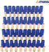 10 Pairs Amass EC3 Battery Connector Plugs, 3.5mm Banana Plug with 14 Gauge Silicone Wire