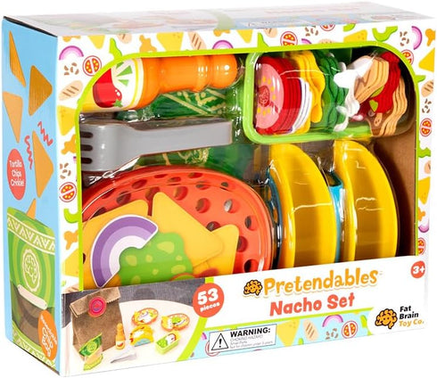 Set Playset 3+ Fat Brain Toys Pretendables Nacho - Pretend with Storage, Ages