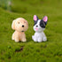 12 Pcs Miniature Dog Figures, Cute Animal Toy Collection for Cake Toppers and Plant Decor