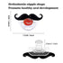 0-6-18 YAPROMO Funny Pacifiers for Babies,Mustache Pacifier Months,Halloween Pacifiers for Toddlers, Funny Teeth