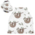 SUABO Nursing Cover Breastfeeding Scarf, Cute Doodle Sloth Car Seat Covers for Babies Infant, Stroller Cover, Carseat