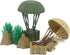 Military Weapons Pack, WW2 Army Gear Kit Bricks Accessories Set, SWAT Building Blocks Parts for Soldier Figures, Compatible with Major Brands