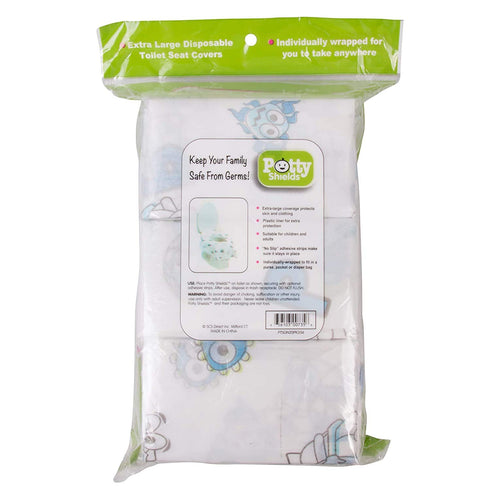 Disposable Toilet Seat Covers (12 Pack) - XL Waterproof for Travel, Potty Training