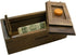 Puzzle Box Enigma Secret Discovery, Wooden Magic Trick Lock with Hidden Compartment for Money and Gifts