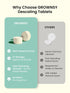 GROWNSY 40 Count, Descaling Tablets for Bottle Washer, Plant-Based Formula with Lemon & Chamomile, Sterilizer & Warmer