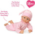 Corolle Bébé Calin Charming Pastel Baby Doll - 12" Soft Body Doll with Pink Outfit, Vanilla-Scented