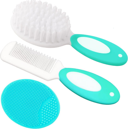 MR LION Baby Hair Brush, Cradle Cap Brush, Baby Hair Comb, Baby Hair Brush