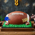 24 Pieces Football Theme Glitter Cupcake Topper, Cake Picks Decoration for Baby Shower Birthday Party