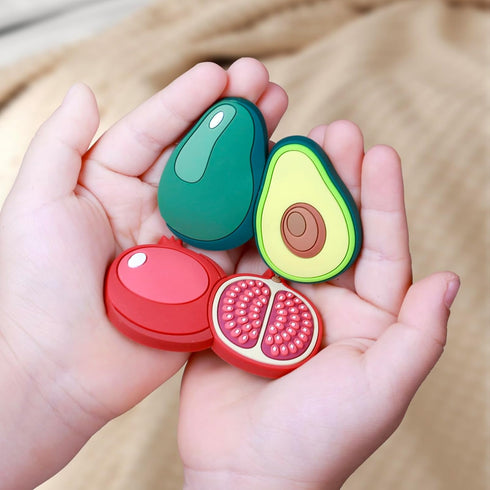 Fridge Magnet for Toddlers 1-3, Strong Rubber Cute Fruit Magnet for Kids, Baby Toys Gift