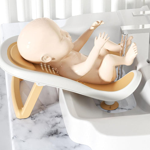 Bokcztml Foldable Hip Washing Tool for Girls Buttocks Newborns PP Bathtub Toddler Bath Infant Bath