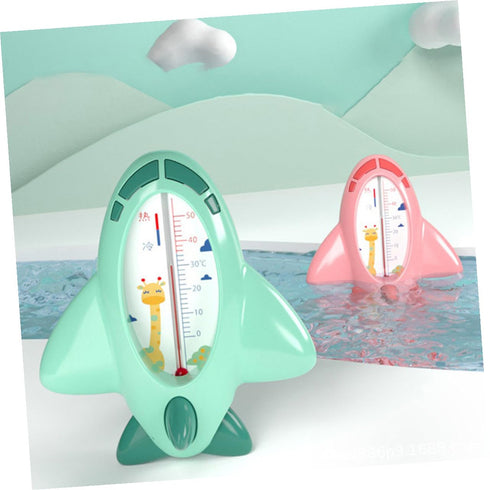 Bath Thermometer Green Quick Accurate Water Temperature Measurement Safe for Newborns Floating Bath for Health