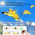 F-22 2.4 6-axis Yellow RC Plane for Kids Upgrade Raptor Fighter RC Airplane Remote Control Airplane Toys GHZ Smart Gyro
