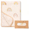 Baby Blanket with Dotted Double Layers Muslin Soft Swaddle Blanket Cotton Neutral