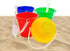 Playsets (Pack 12) 5.25" Set The Dreidel Company Beach Day of Sand Bucket Play Box Includes, Pail & Shovel Sand Toy