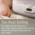 GOGO Pure Wet Wipe Warmer | Dispenser for Baby, Make Up, Adult Care - Auto Off Lights for Nighttime Changes, Dual Heat