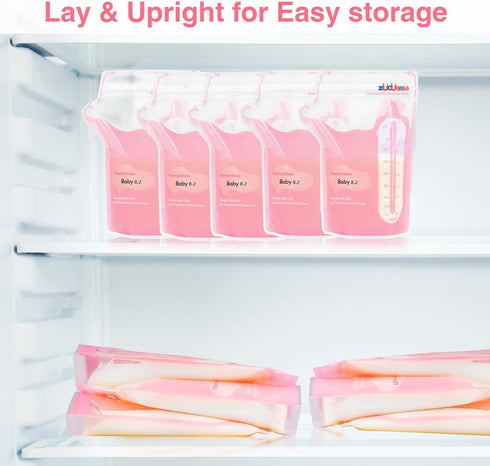 ZCBB Bags(360 Count)8oz Breastmilk Storage Milk Storage Bags for BreastfeedingBPA Free with Easy Pour Spout, Self
