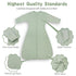 Roksuma 6-12 2-Pack 2-Way 0.8 100% Transition Swaddle Baby Sleep Sack Months, Transitional Swaddle Sack Arms Up Swaddle