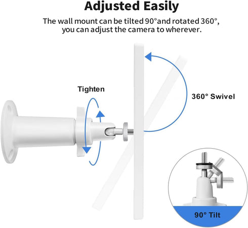 HB65/HB6550/HB6558/HB66/HB248, SM935E/SM650/Bonoch/ChildsFarm/Eufy Universal Baby Monitor Wall Mount Holder, Compatible