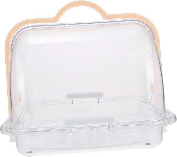 Portable Milk Bottle Draining Rack Multi-Functional Storage Box for Bottles Bread and