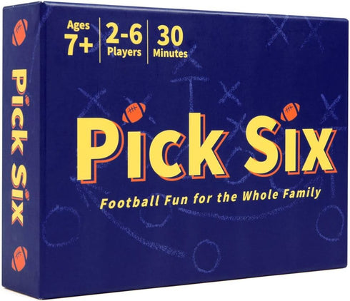 Football Fun in a Box! - Strategic Card Game for Kids and Families, Great for Parties and Game Night, 2-6 Players