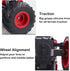 1:18 2.4GHz Remote Control Monster Truck - Scale RC Monster Fire Fighter, Big Wheel School Bus with Lights, Sounds
