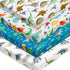 FIGEPO 4 Pack Pack Pack Baby Boy N Play Mini Crib Sheets Soft Fitted Baby Boy Mattress Covers Construction Truck