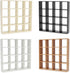 1/12 16 Miniature Furniture Storage Rack Dollhouse Furniture Grid Shelf Bookshelf Display Shelf Wall Rack Stand Mini