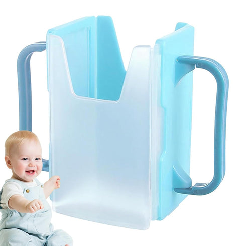 Generic Milk Box Holder - No Squeeze Cup Holder Milk Box, Reusable Juice Bag Holder, Portable Juice Bag Length