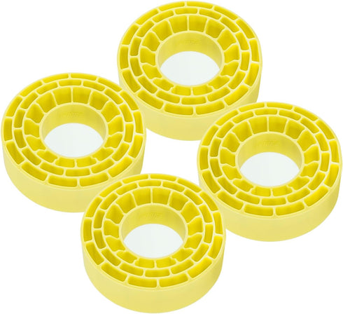 INJORA Silicone Rubber Inserts for 62-64mm*24mm 1.0" Tires (Large Yellow)