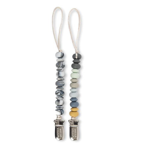 Bella Tunno Pacifier Clip Set Soft Silicone Pacifier Clip for Infant and