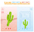 Cactus Teether, Baby Teething Toys for Babies 0-6 Months & 6-12 Months, Soft Baby Toothbrush for Self-Soothing Pain